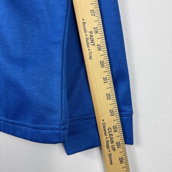 Callaway Pullover Mens Large Blue Quarter Zip Jacket Dri Fit Cloth Lined Golf - Picture 8 of 10